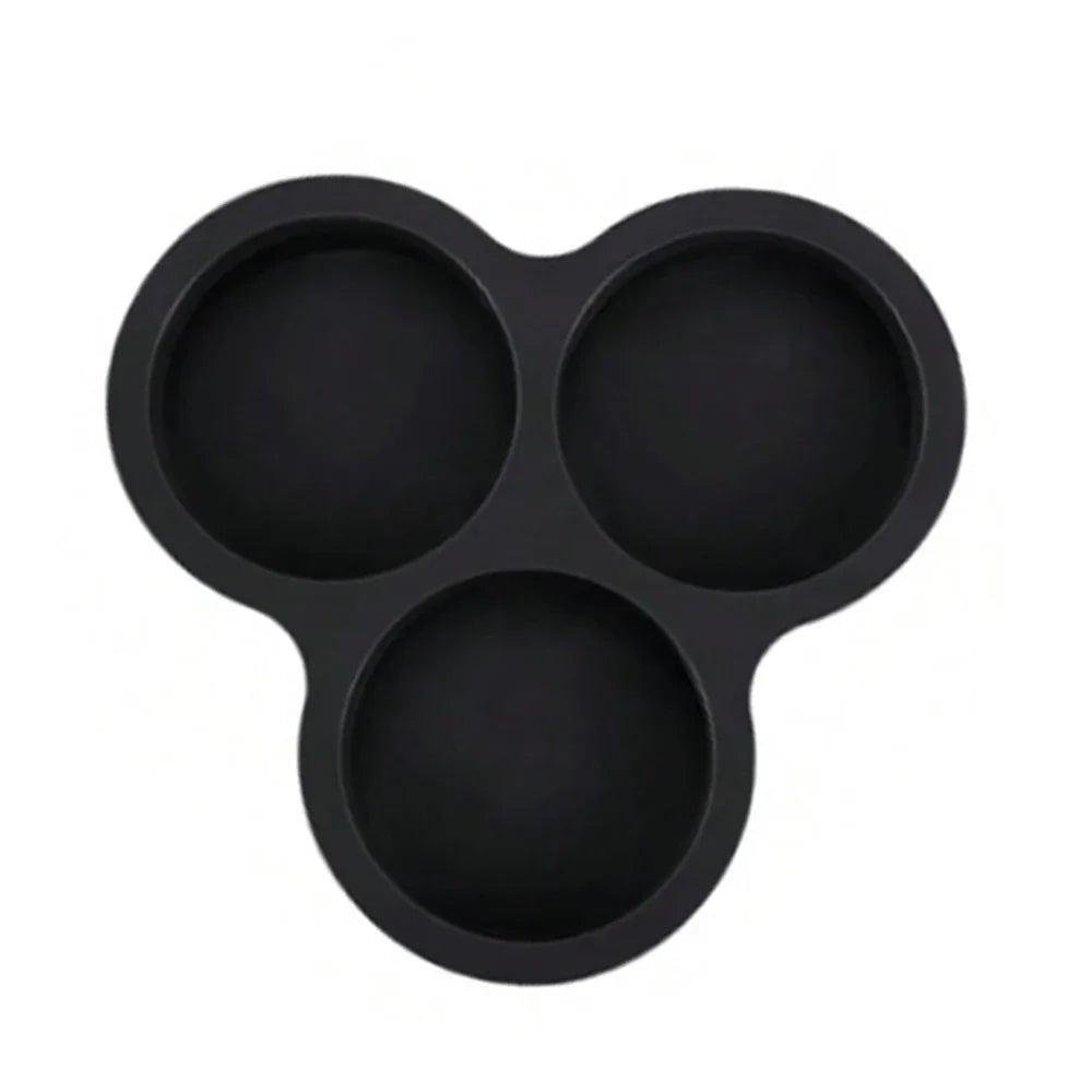 3-Hole Silicone Muffin & Egg Mold – Heat Resistant Bakeware