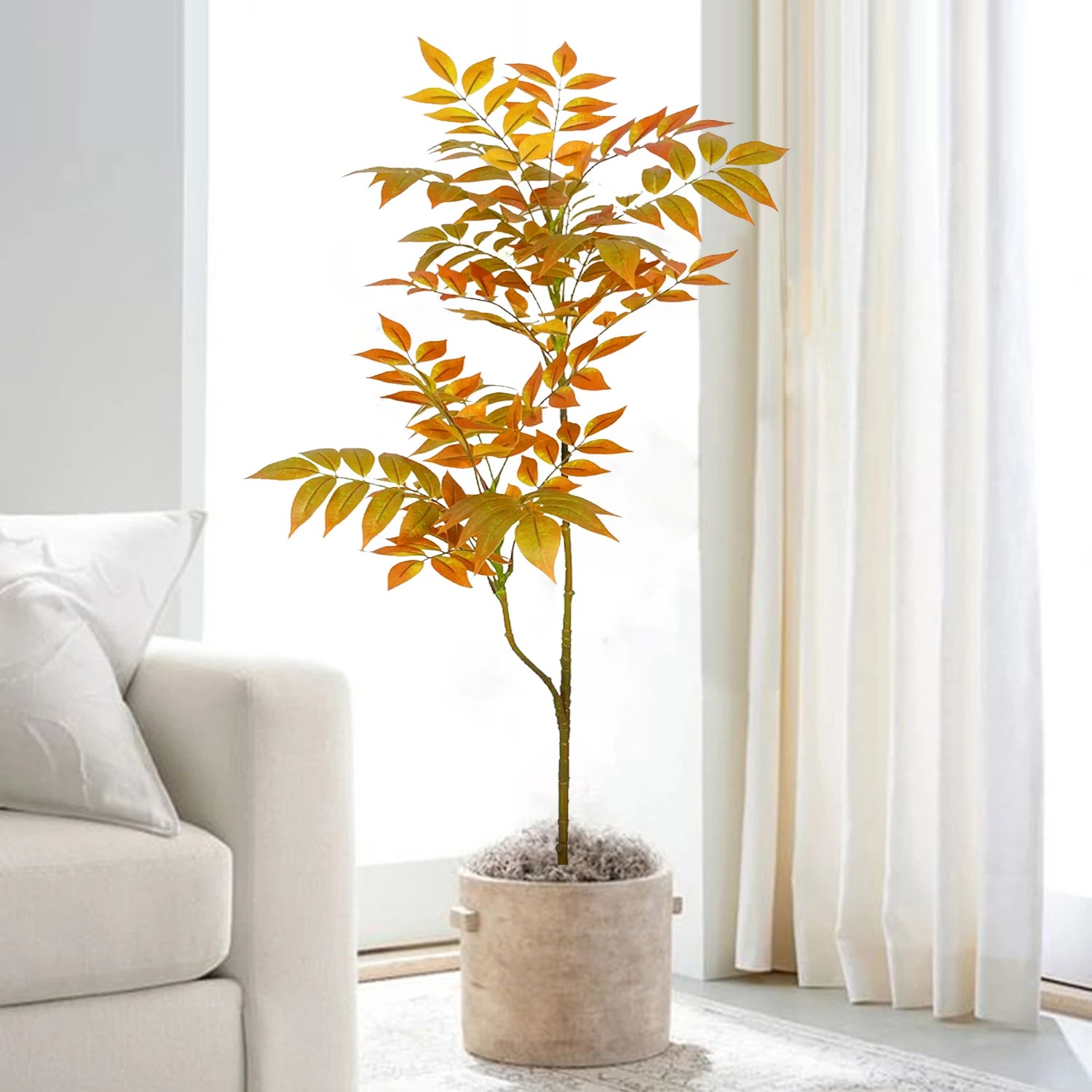 77–135cm Artificial Fiddle Leaf Ficus Fig Tree