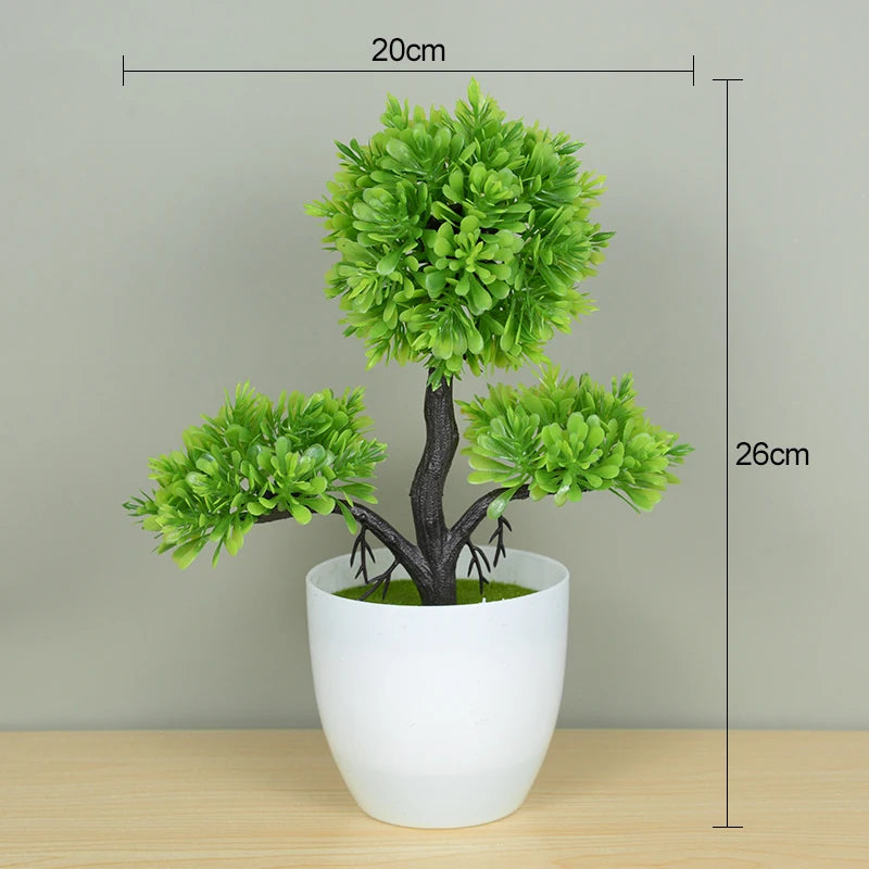 Artificial Bonsai Small Tree – Desktop Potted Decor