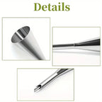 Choux Pastry Piping Nozzle – Stainless Steel Cream Puff & Éclair Tool