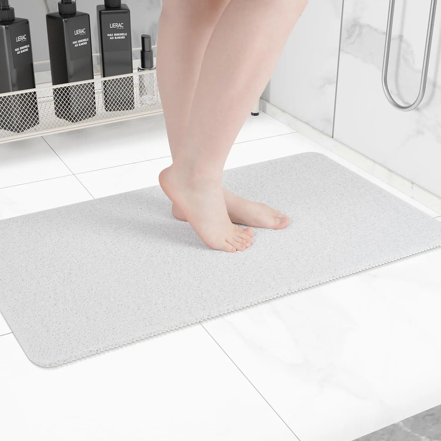 50x80cm Non-Slip Shower Mat – Drainable & Washable Bath Mat