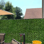 Amuixui Artificial Leaf Fence Panel Outdoor Privacy & Decorative Decor