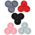 3-Hole Silicone Muffin & Egg Mold – Heat Resistant Bakeware