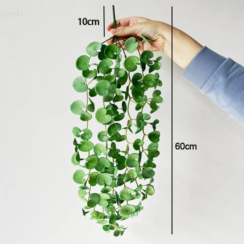 Artificial Mini Copper Coin Grass Plant for Decor