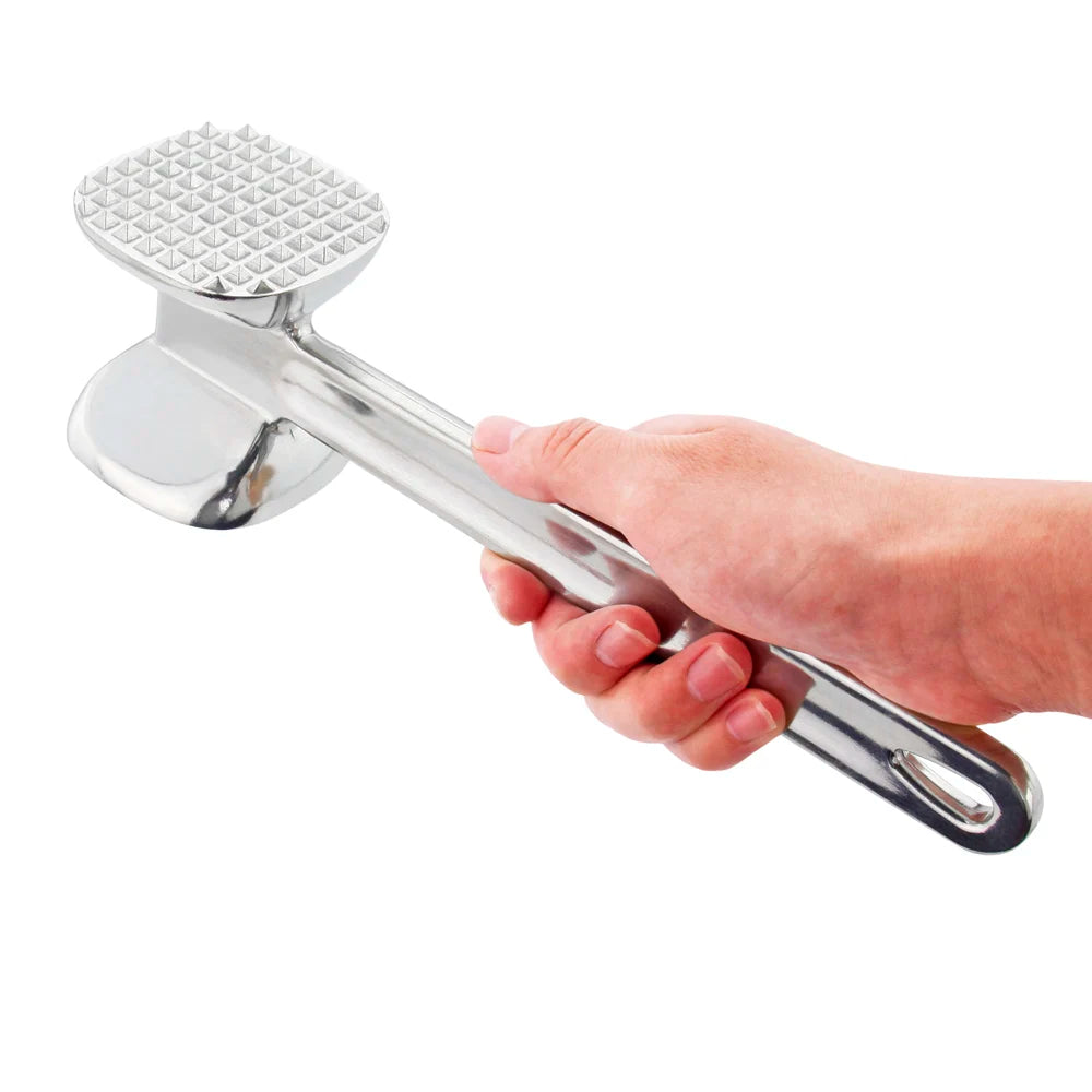 Aluminium Meat Tenderiser Hammer – Dual-Sided Meat Pounder