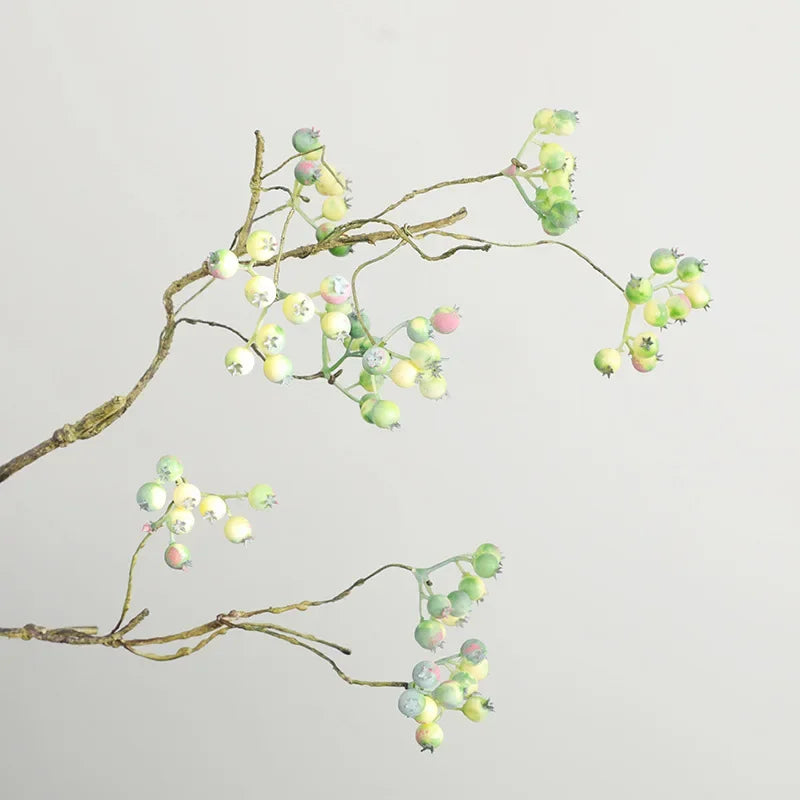 72cm Artificial American Cranberry Berry Foam Branch