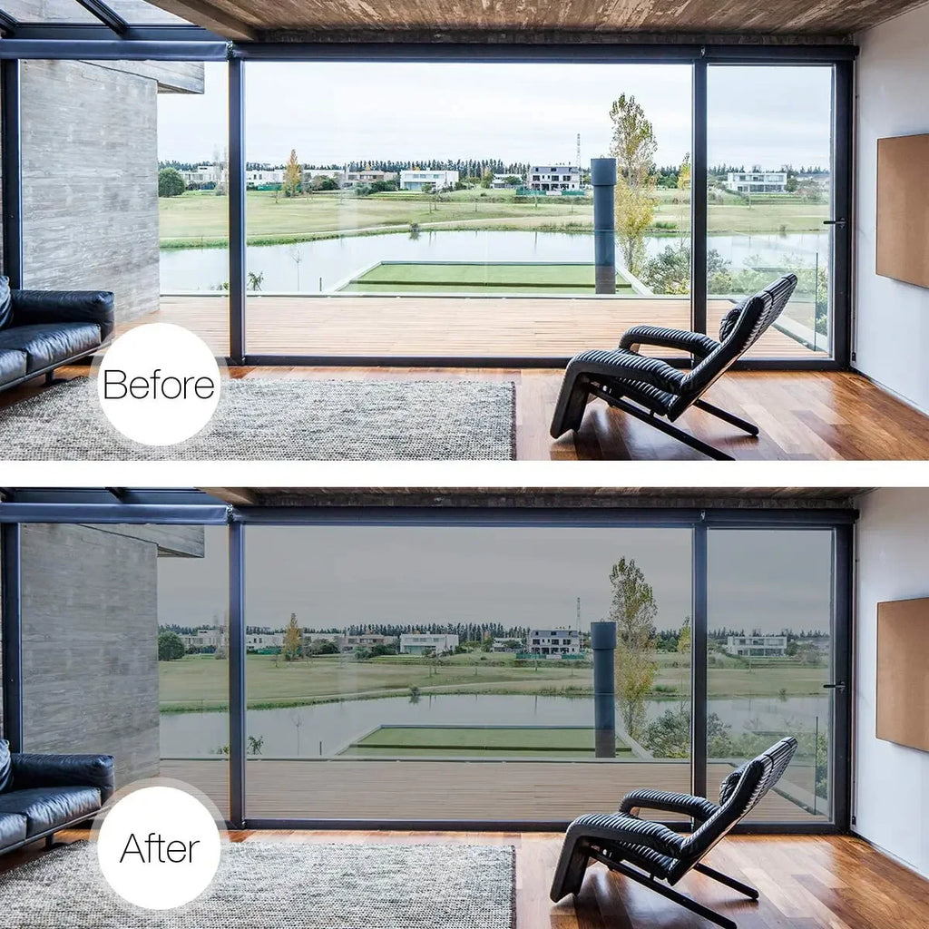 Silver One Way Mirror Window Film Heat Insulation Glass Tint