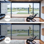 Silver One Way Mirror Window Film Heat Insulation Glass Tint