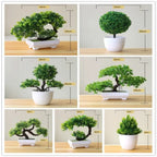 Artificial Bonsai Small Tree  Desktop Potted