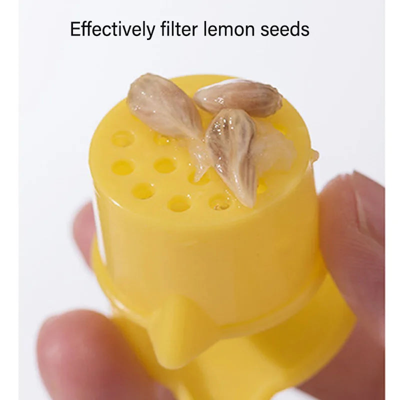 Manual Lemon Juicer – Portable PP Hand Press Citrus Squeezer