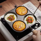 4-Hole Non-Stick Egg & Pancake Frying Pan