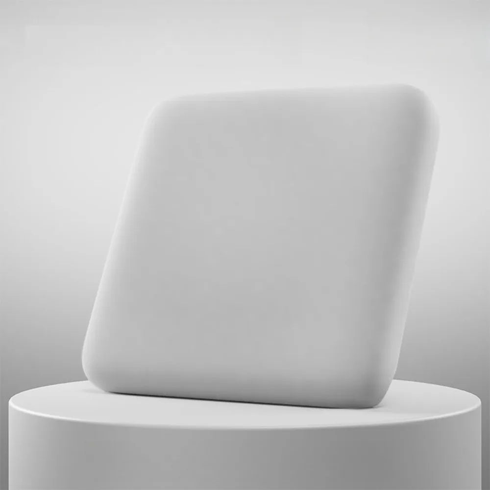 Memory Foam Seat Cushion – Removable, Washable Square Pad for Adults