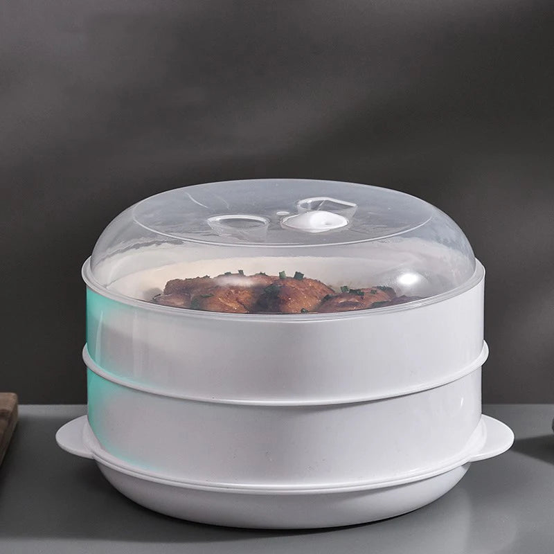 Eco-Friendly Microwave Steamer – Dumpling & Rice Cooking Container