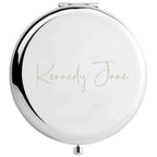 Personalized Colorful Laser Engraved Makeup Mirror for Special Occasions