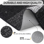 Indoor Non-Slip Entrance Door Mat Absorbent Low-Profile Welcome Rug Front Door Carpet