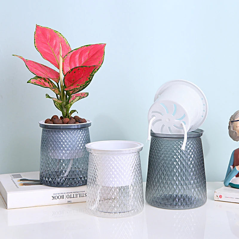 Double Layer Self-Watering Hydroponic Planter