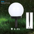 Solar LED Pathway Ball Lights 5M IP65 Waterproof Garden