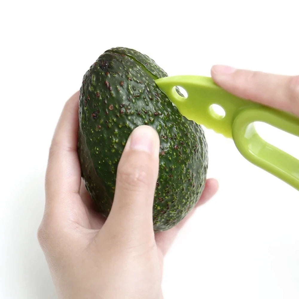 Avocado Divider & Fruit Slicer – Kiwi, Dragon Fruit, Avocado Cutter- Eco-Friendly Kitchen Tool
