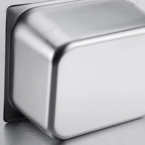 304 Stainless Steel Food Storage Pan – Durable Buffet & Kitchen Use