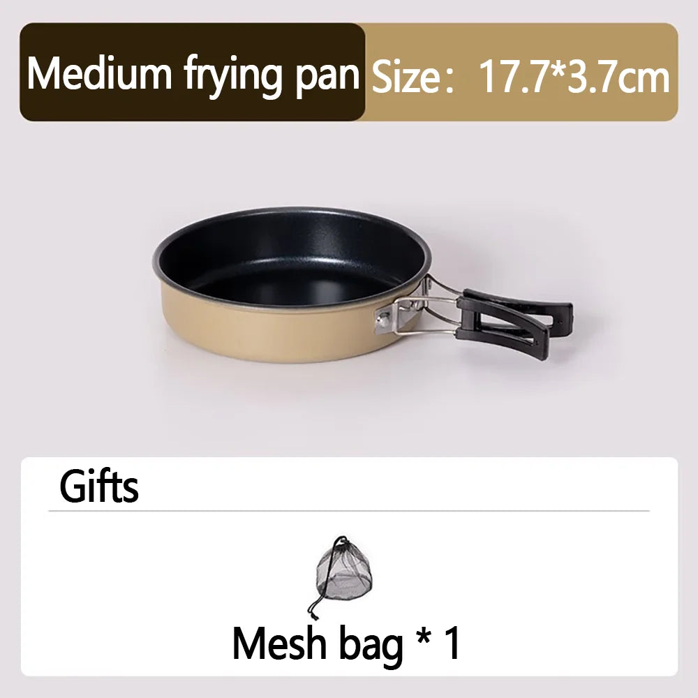 Eco-Friendly 9-in-1 Portable Camping Cookware Set – Lightweight & Durable