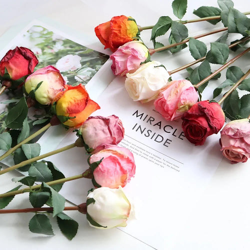 Artificial Silk Rose Flower Indoor Bridal Shower & Event Decoration