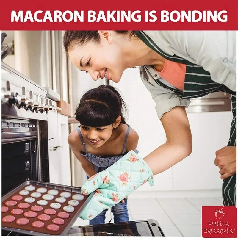 Fodeliake Silicone Macaron Mold – Non-Stick Baking Mat