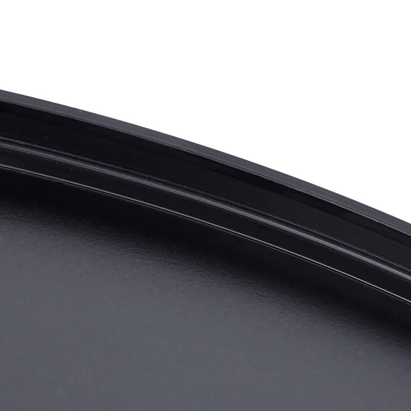 Sleek Black Nordic Round Wall Mirror for Elegant Home Décor