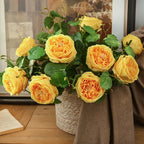 45cm Artificial Silk Rose Flower Indoor Home Decor for Events