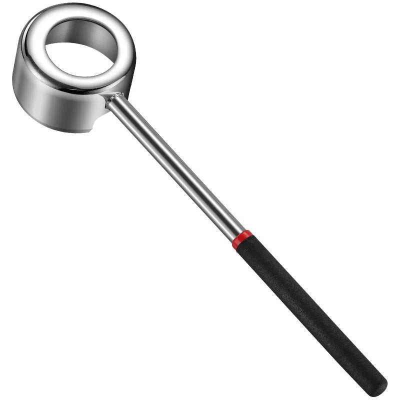 Coconut Opener Tool Set – Stainless Steel Coconut Cutter & Rubber Hammer, Safe & Easy to Use