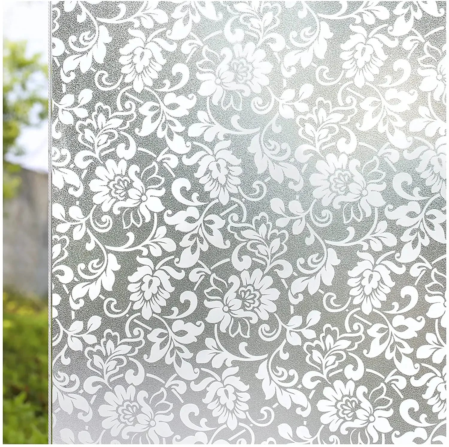 3D Matte Privacy Window Film Frosted Static Cling Glass Cover