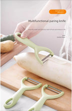 Stainless Steel Vegetable & Fruit Peeler with PP Handle – Multi-Purpose Kitchen Peeling Tool
