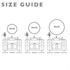 Sleek Black Nordic Round Wall Mirror for Elegant Home Décor