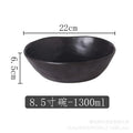 Japanese Irregular Ceramic Plate – Solid Color Dinnerware for Home Use