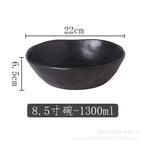 Japanese Irregular Ceramic Plate – Solid Color Dinnerware for Home Use