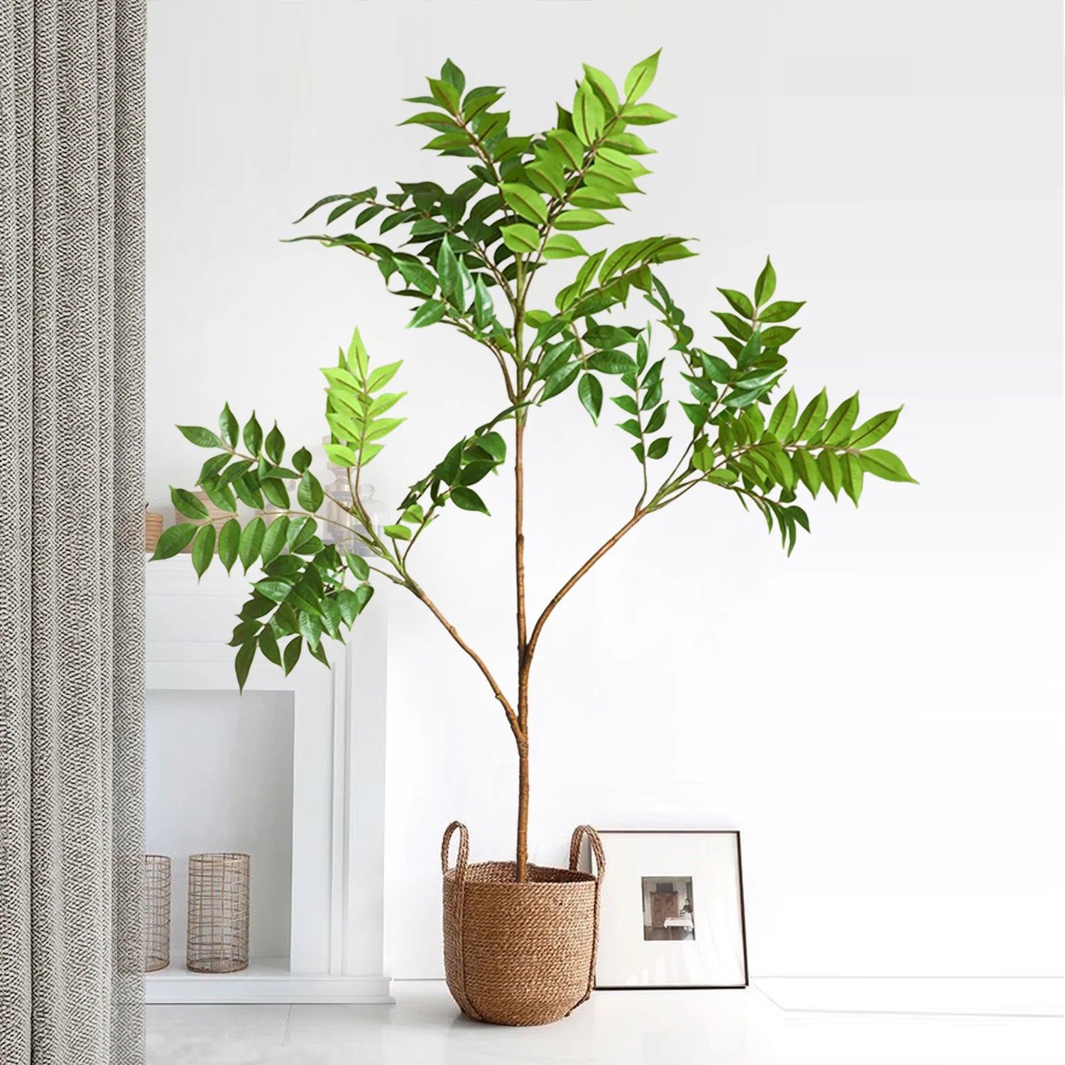 77–135cm Artificial Fiddle Leaf Ficus Fig Tree