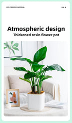 Self-Watering Nordic Style Square Flower Pot