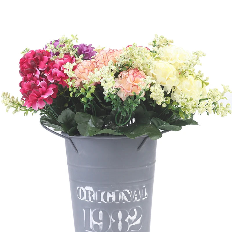Artificial Silk Flower Bouquet – 28cm Hydrangea