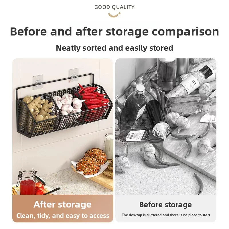 Modern Style Stainless Steel Kitchen Organizer / Storage Accessory