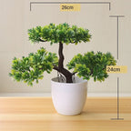 Artificial Bonsai Small Tree  Desktop Potted