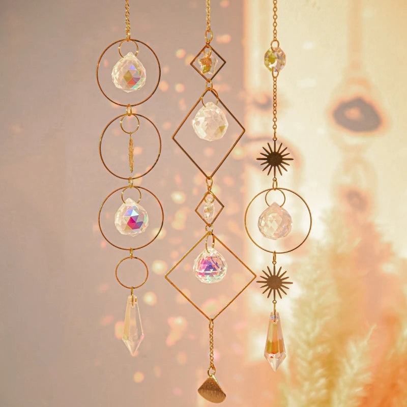 Crystal Dreamcatcher Sun Catcher Wall & Garden Hanging Decor