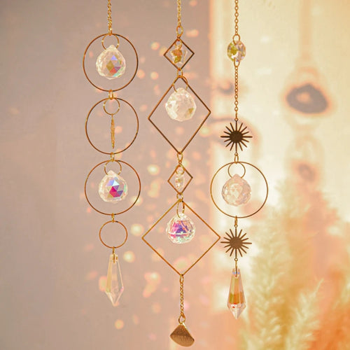 Crystal Dreamcatcher Sun Catcher Wall & Garden Hanging Decor