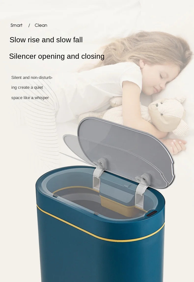 7L Smart Sensor Trash Can Automatic Touchless Household Kitchen & Bathroom Waterproof Bin