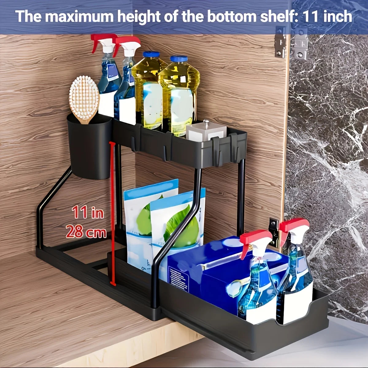 Polyester Drawer Organizer – Multi-Purpose Storage with Drawers