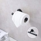 Stainless Steel Wall Mount Toilet Paper Holder Bathroom Kitchen Tissue Roll Hanger Storage Rack