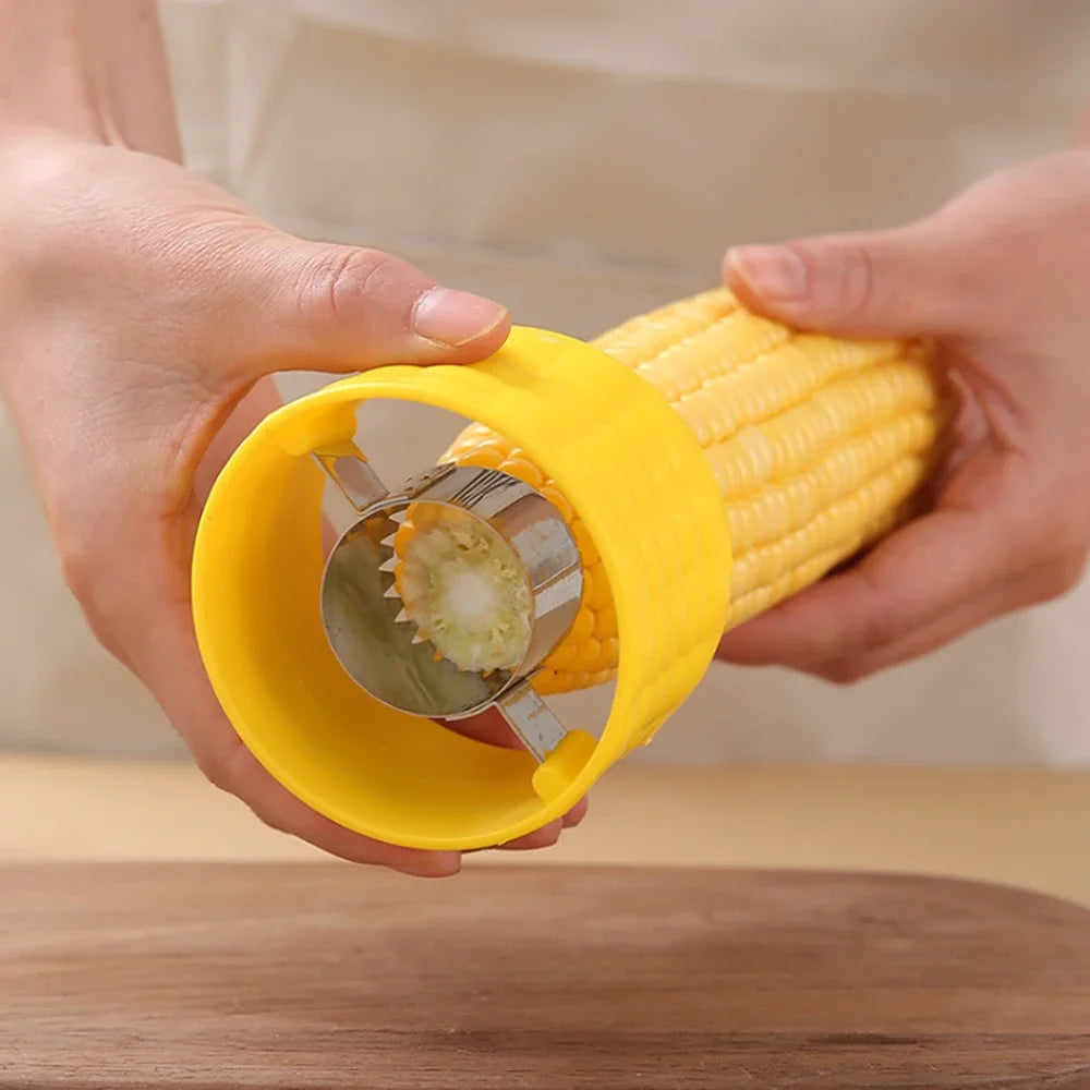 Corn Stripper Peeler – Stainless Steel Cob Cutter & Kernel Remover