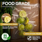 BPA-Free Vacuum Sealer Bags – Heavy Duty Food Storage (190μm)