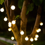 Solar LED Ball String Lights 5M IP65 Waterproof Holiday Decor
