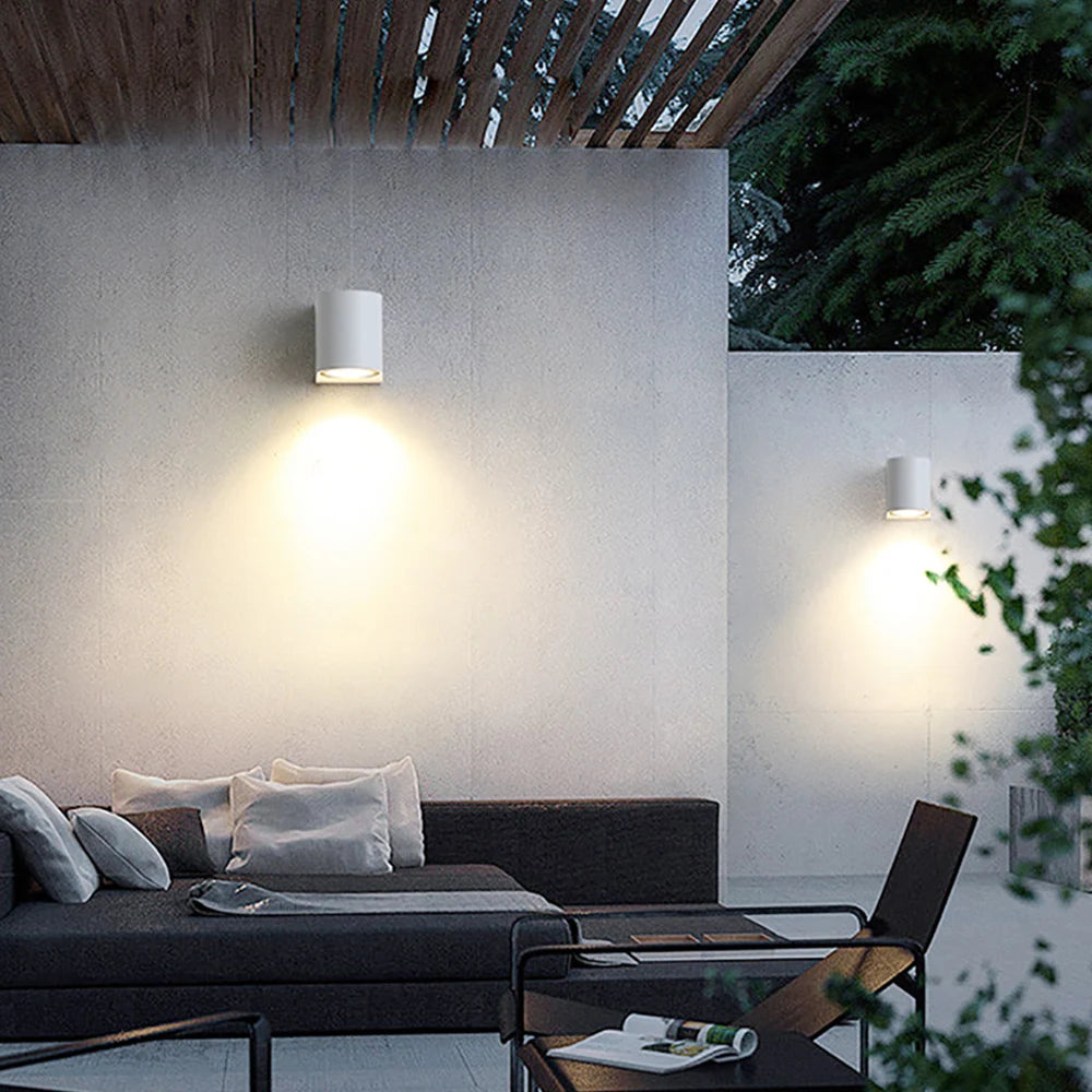 Modern Outdoor Wall Lamp GU10 IP65 Waterproof Aluminum