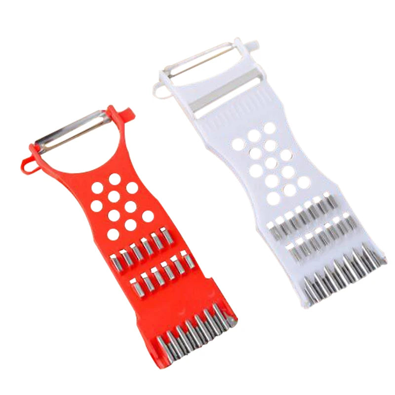 Stainless Steel Vegetable & Fruit Grater & Peeler – Eco-Friendly, Durable, Random Colour