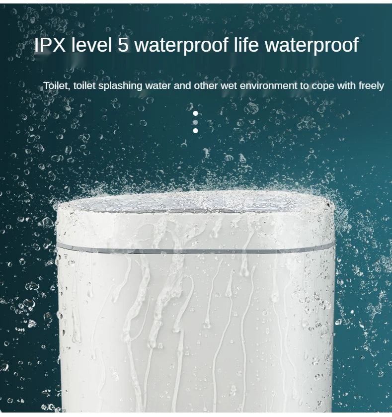 7L Smart Sensor Trash Can Automatic Touchless Household Kitchen & Bathroom Waterproof Bin
